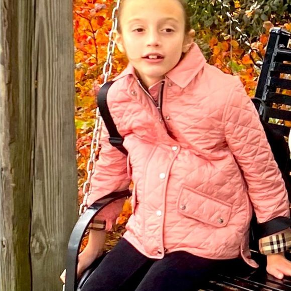 Burberry Other - Burberry Girl’s Quilted Jacket EUC Size 10